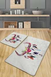 Mijölnir Cervo Djt Juego de Alfombras de Baño Multicolor